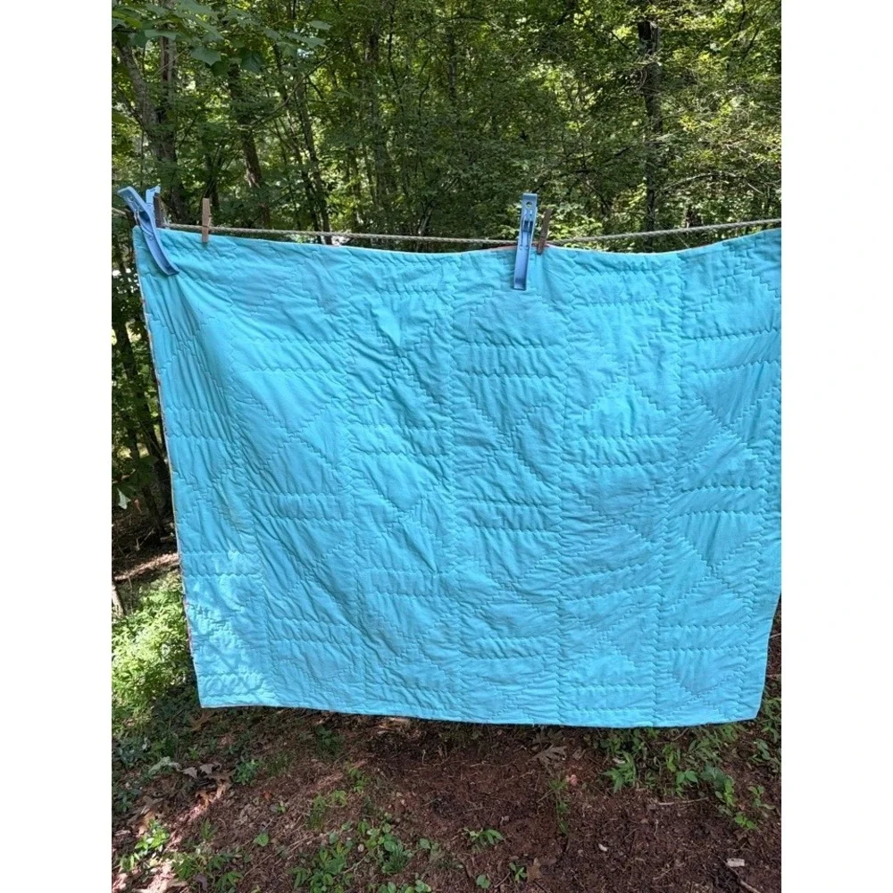 Handmade scrappy quilt